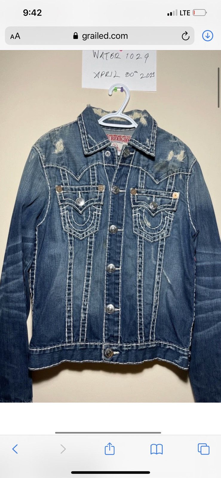 True Religion RARE True Religion vintage sherpa denim jacket Grailed