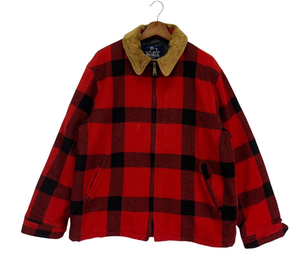 Vintage 80s Woolrich Flannel Wool Jacket