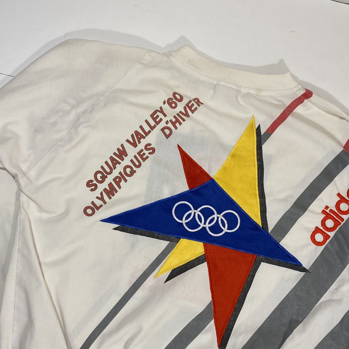 Adidas × USA Olympics × Vintage Vintage Adidas St. Moritz Olympics Sweatshirt Size US L / EU 52-54 / 3 - 7 Thumbnail