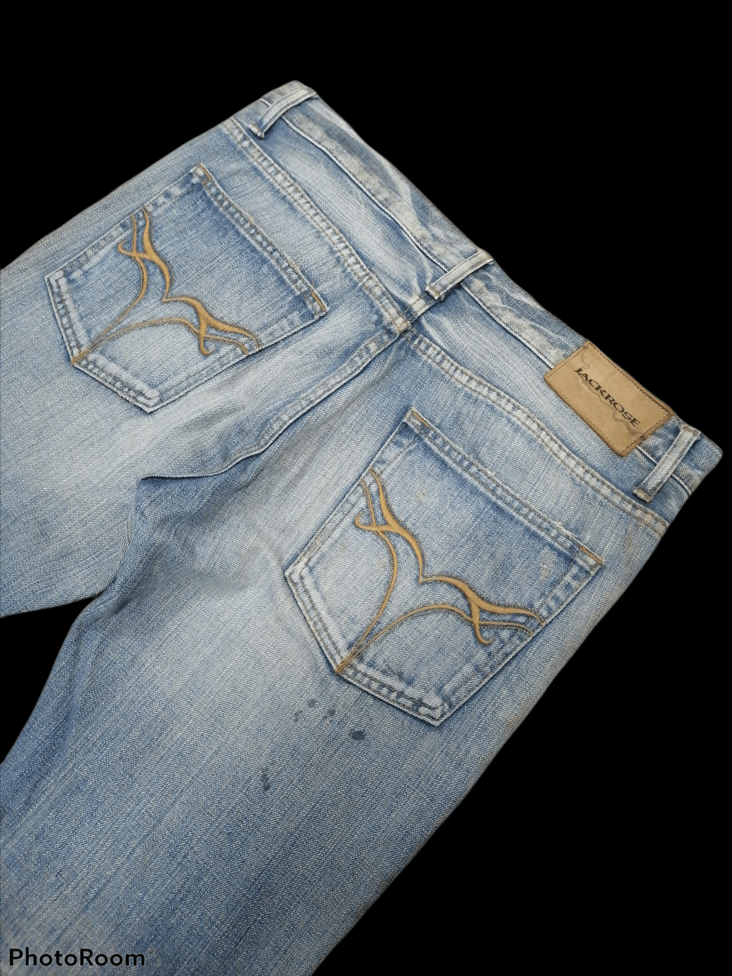 Japanese Brand Jackrose Ripped Patch Distressed Erd Denim Pants Size US 34 / EU 50 - 6 Thumbnail