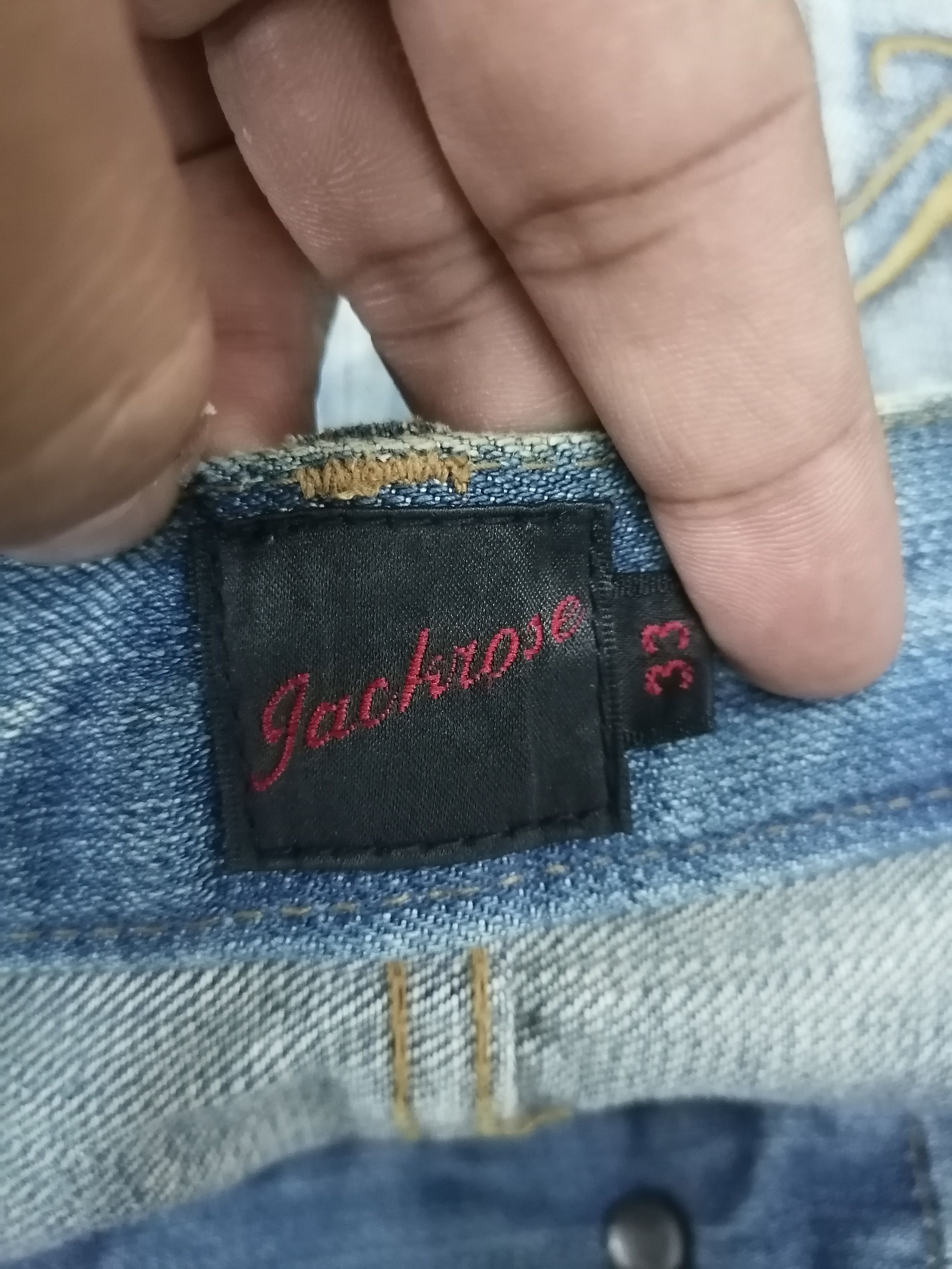 Japanese Brand Jackrose Ripped Patch Distressed Erd Denim Pants Size US 34 / EU 50 - 9 Thumbnail