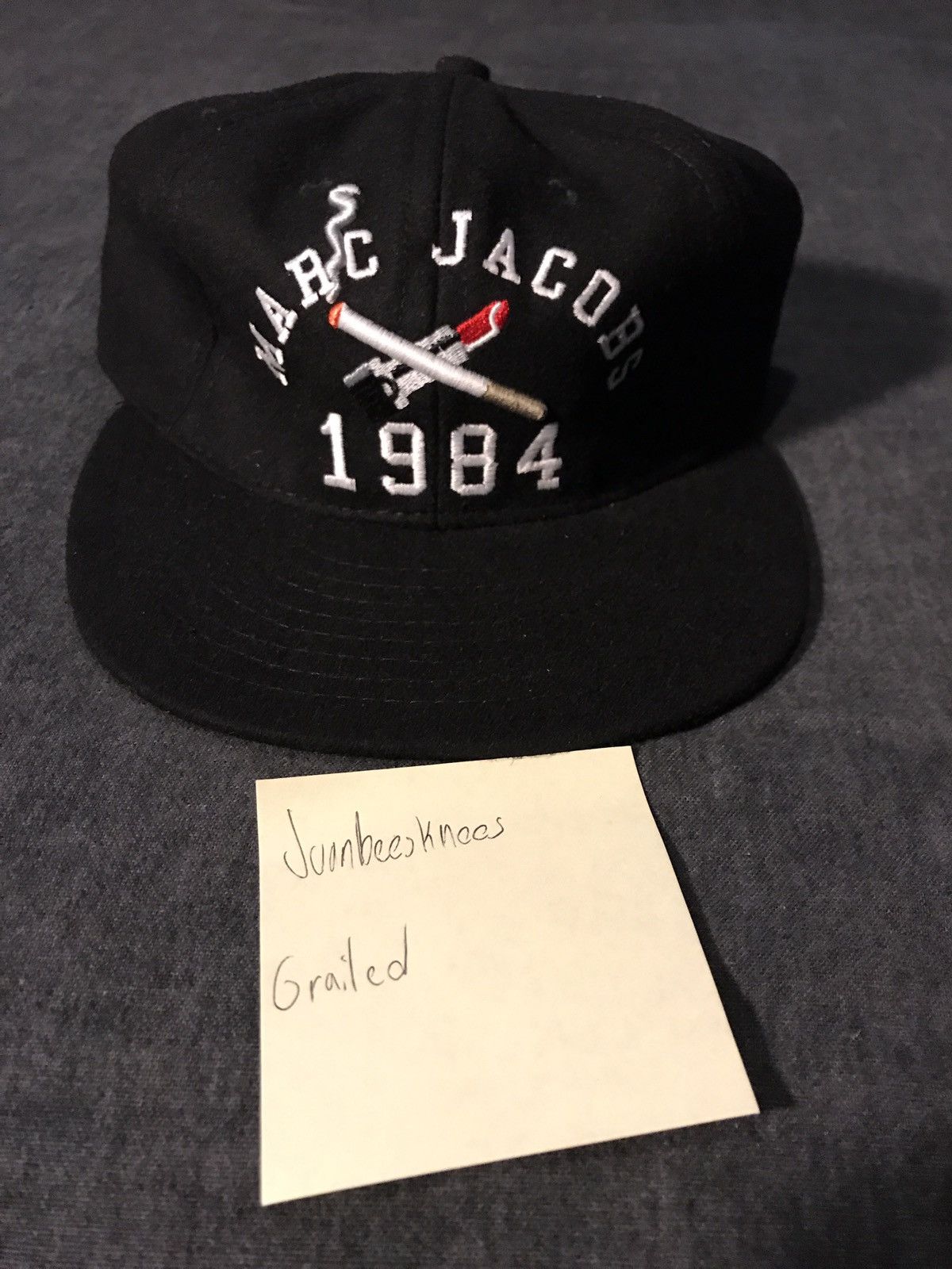 【MARC JACOBS】 EBBETS FIELD CAP Ebbets Field Flannels × Marc Jacobs Casting Call Cap by