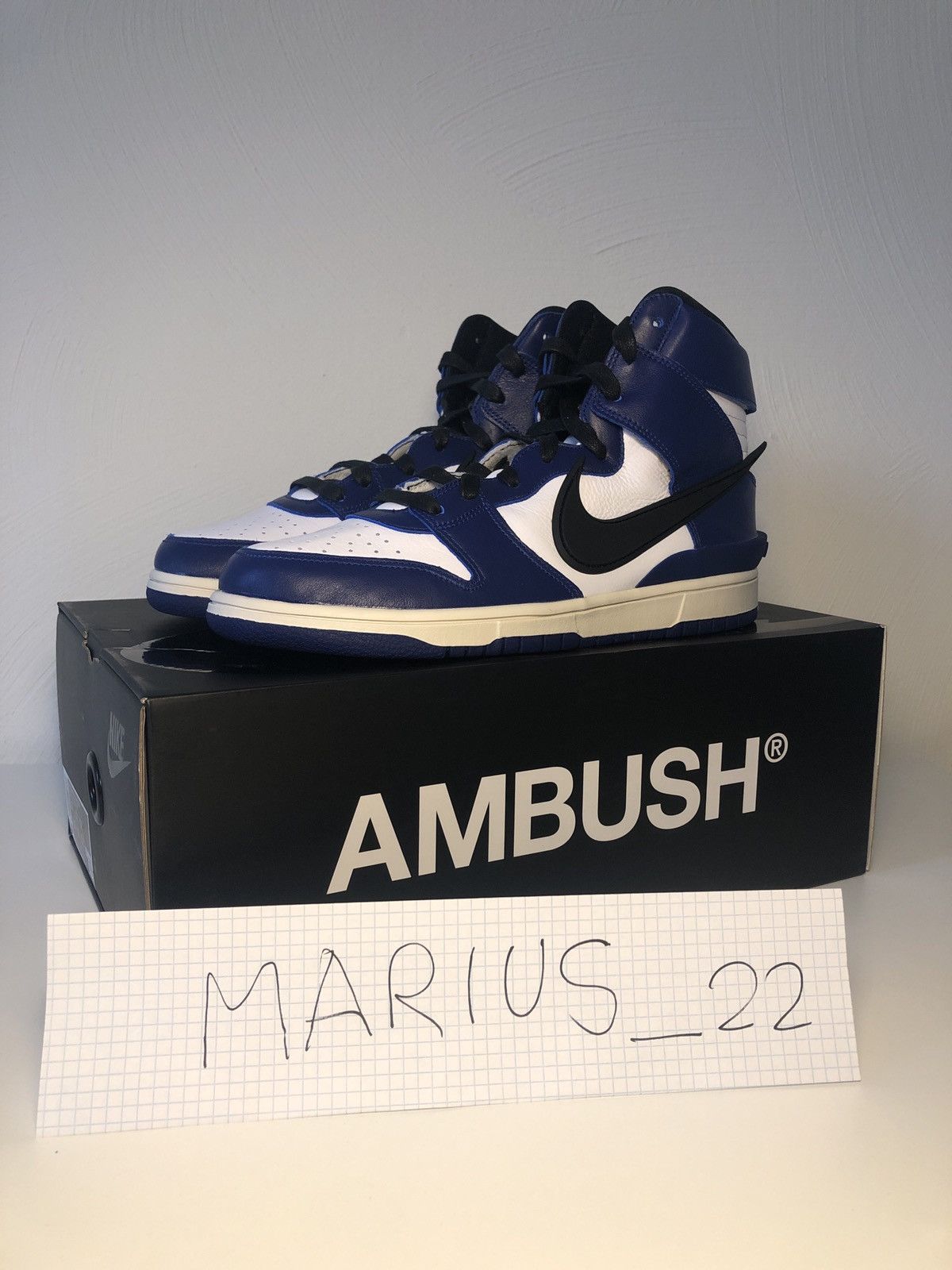 Ambush Design × Nike Nike x Ambush Dunk High Deep Royal Size US 10 / EU 43 - 1 Thumbnail