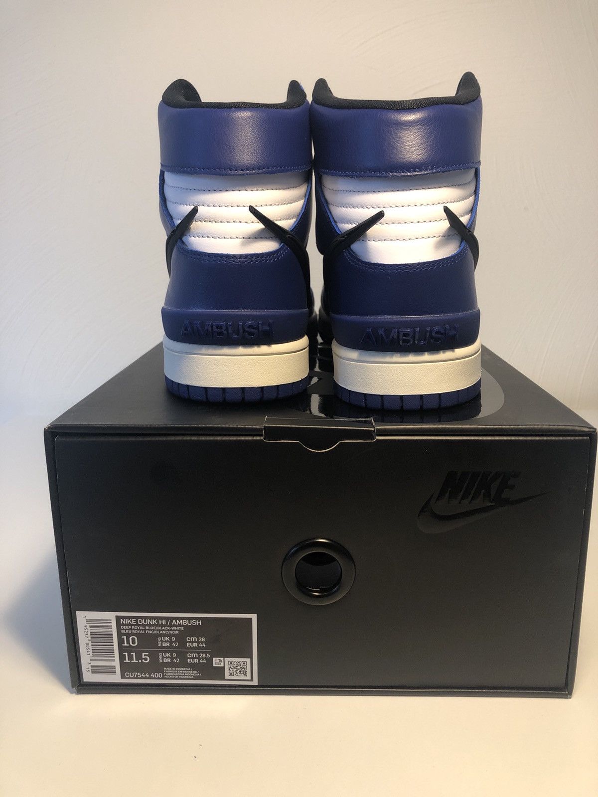 Ambush Design × Nike Nike x Ambush Dunk High Deep Royal Size US 10 / EU 43 - 4 Thumbnail