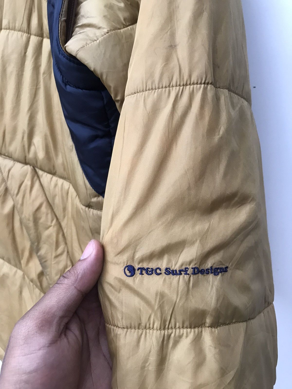 Other Vintage T&C Surf Puffer Hooded Bomber Jacket Size US L / EU 52-54 / 3 - 3 Thumbnail