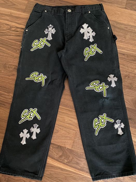 Chrome Hearts Chrome Hearts Sex Records Matty Boy Carpenter/cargo Pants ...