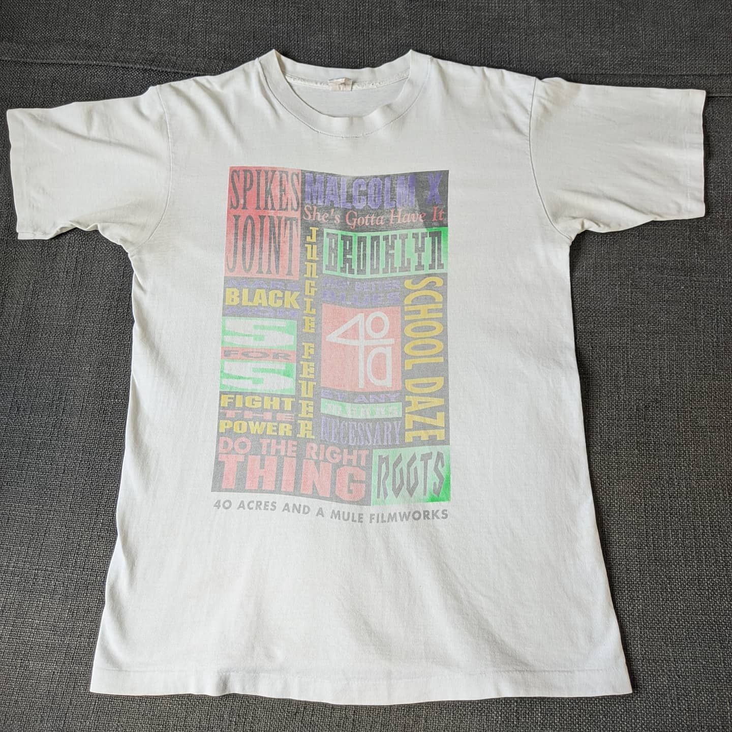 Rap Tees Early 90's 40 Acres and a Mule Filmworks Spike Lee Joint Size US L / EU 52-54 / 3 - 5 Thumbnail