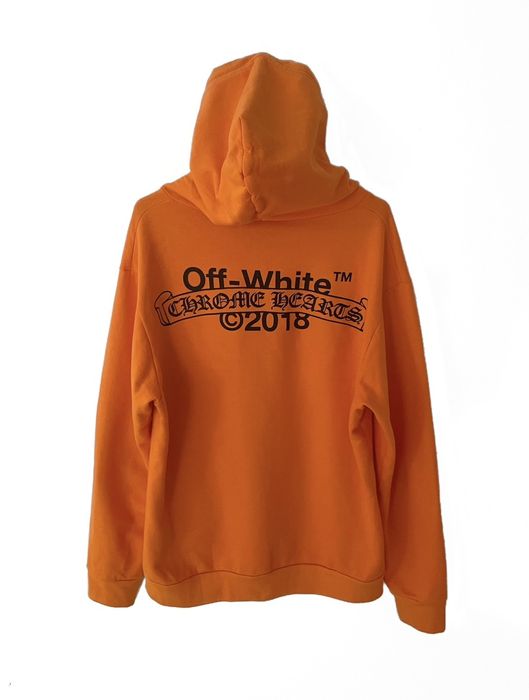 Off-White Chrome Hearts Off White Hoodie | Grailed