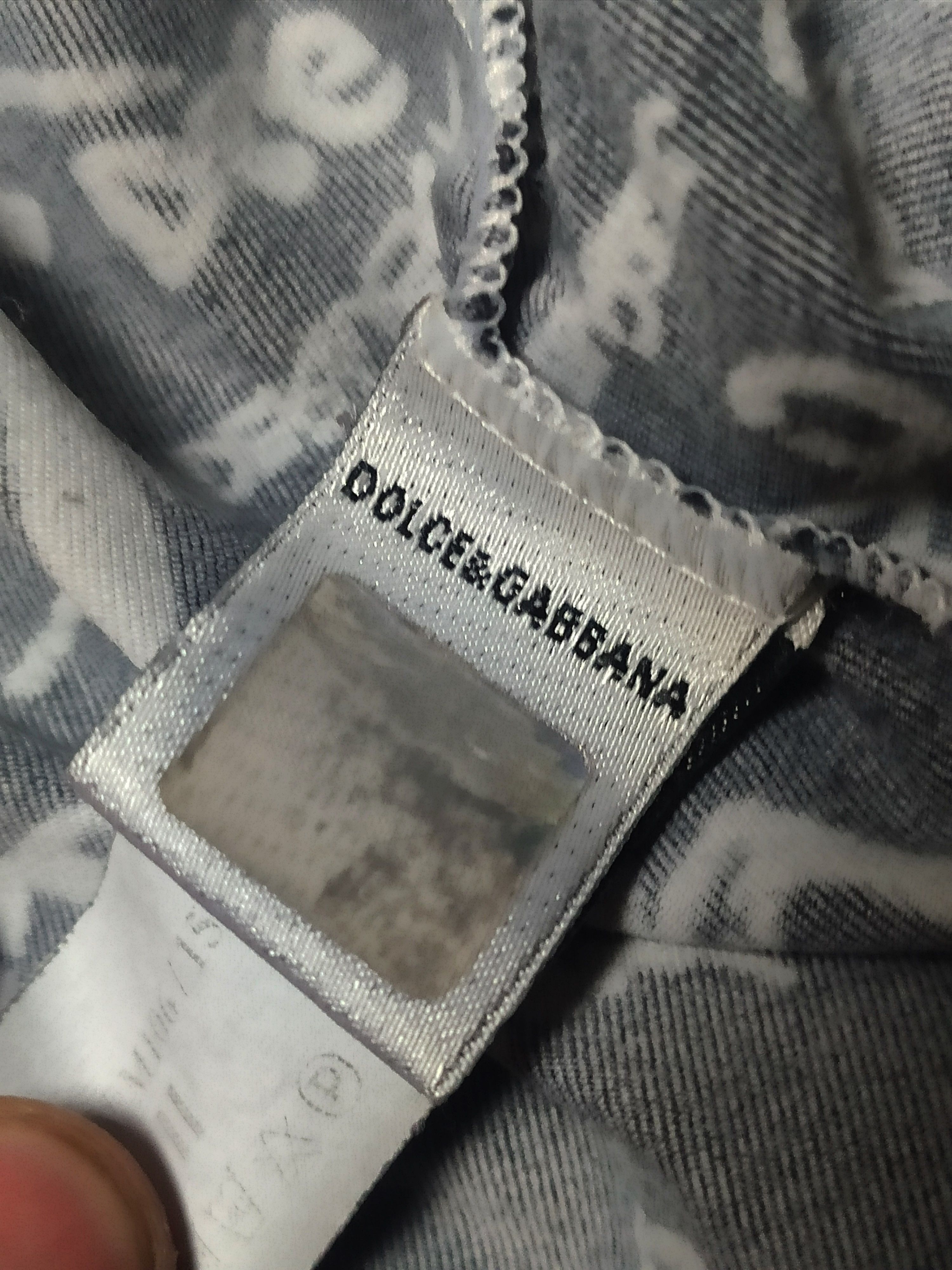 Dolce & Gabbana Dolce & Gabbana T Shirt S Black Monogram Size US S / EU 44-46 / 1 - 7 Thumbnail