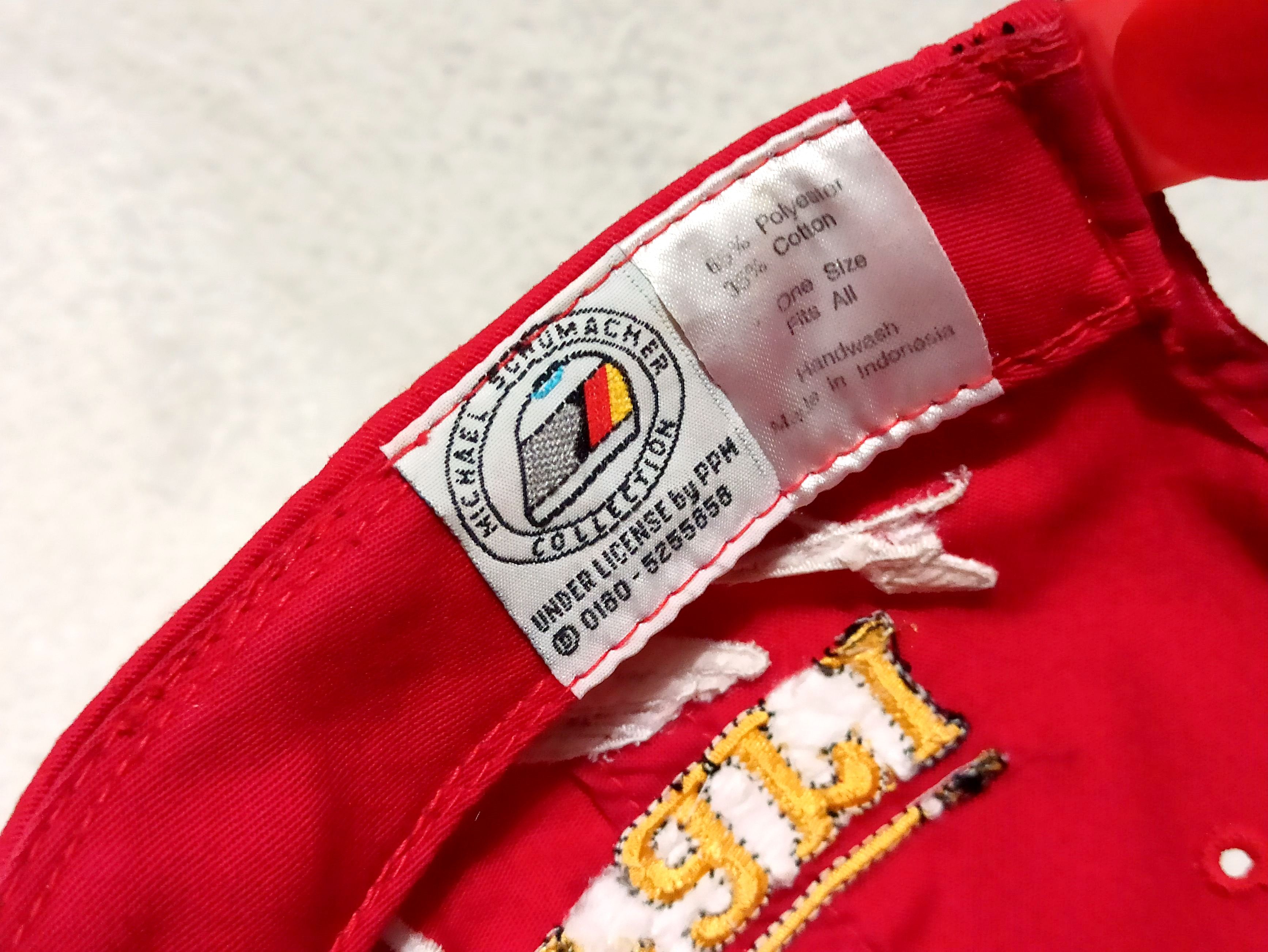 Ferrari Vintage baseball cap FERRARI MICHAEL SCHUMACHER Size ONE SIZE - 7 Thumbnail