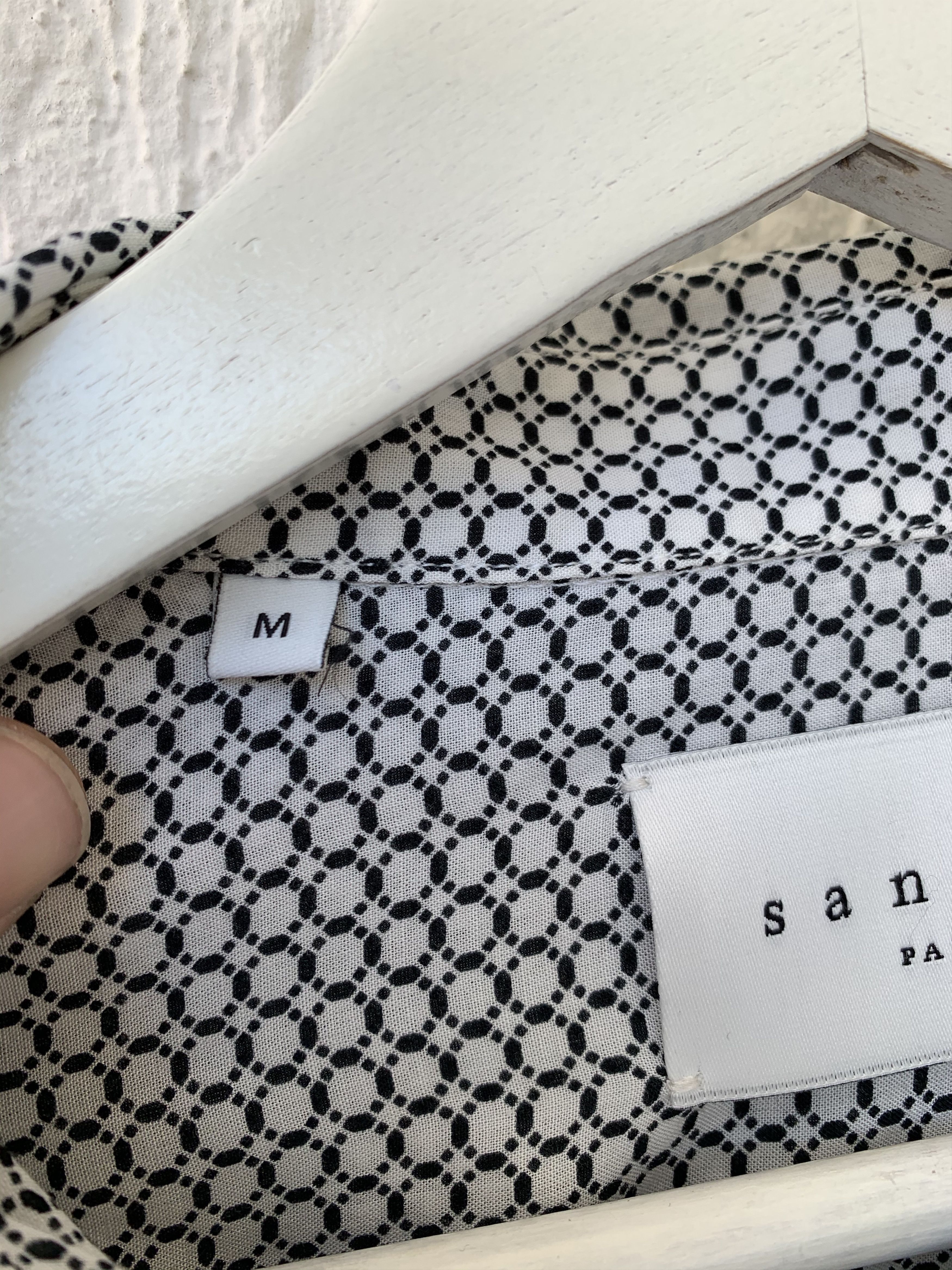 Sandro lightweight patterned shirt Size US M / EU 48-50 / 2 - 4 Thumbnail