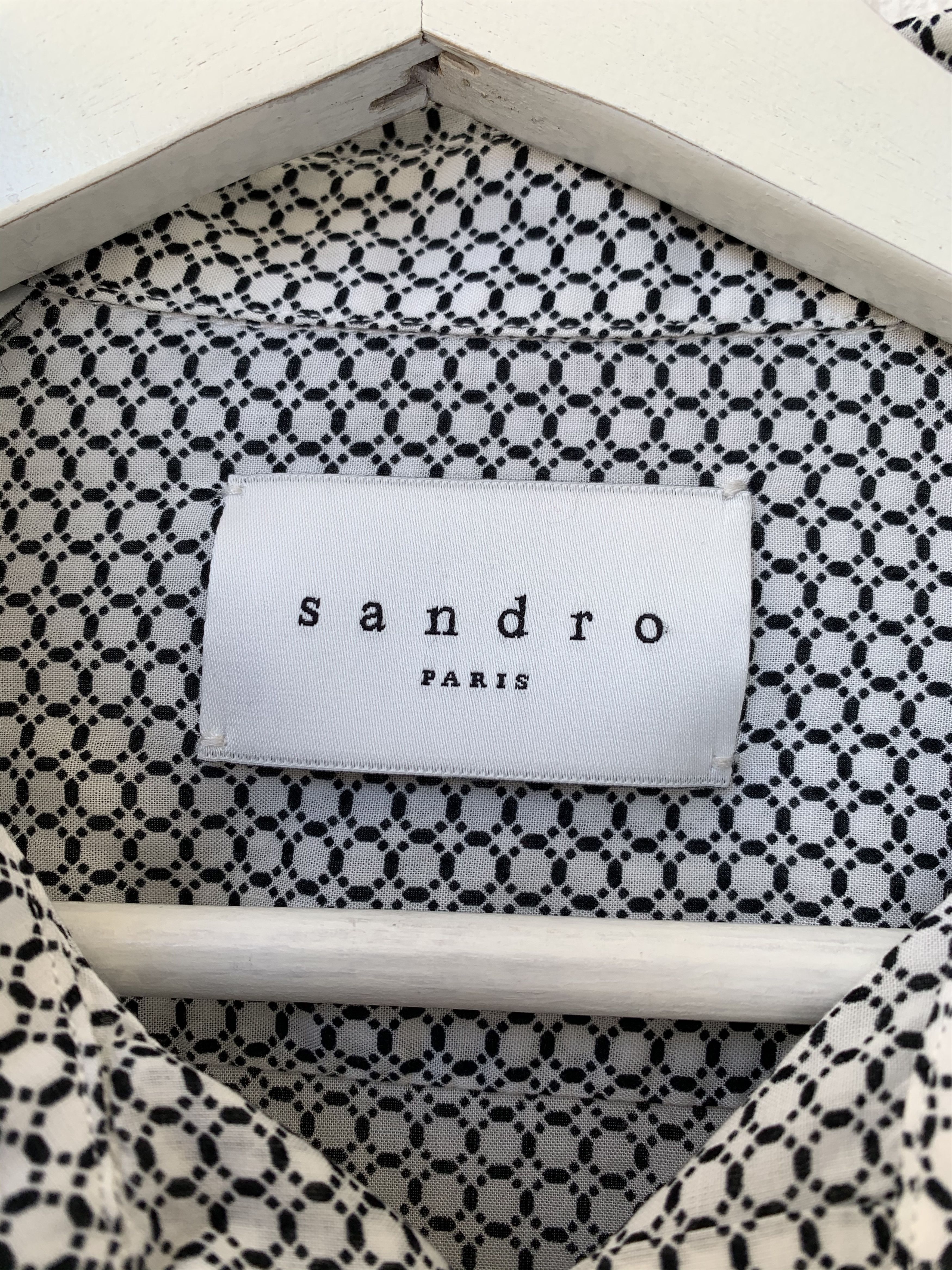 Sandro lightweight patterned shirt Size US M / EU 48-50 / 2 - 3 Thumbnail