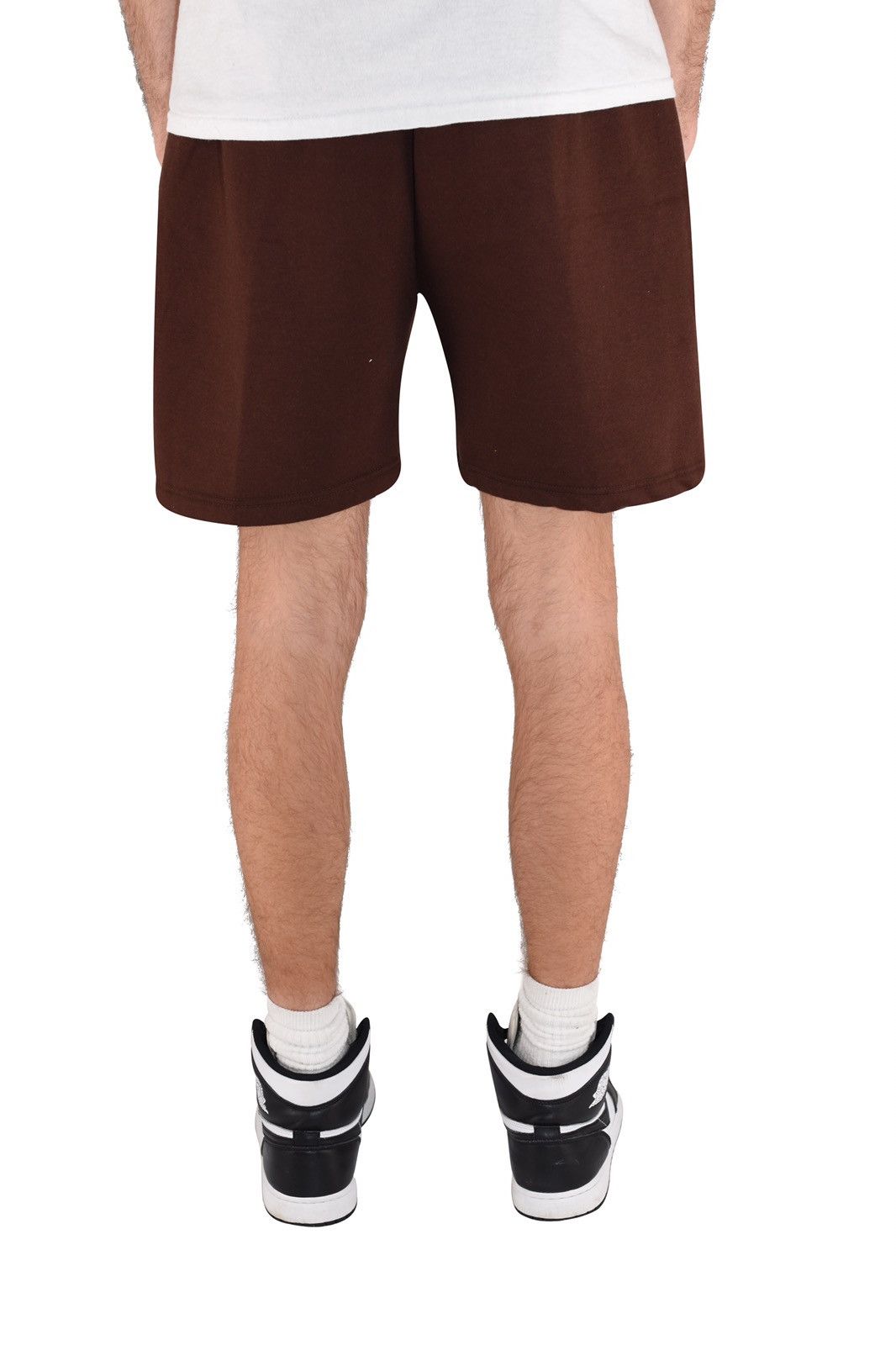 Japanese Brand Fleece sweat shorts chocolate brown S Size US 28 / EU 44 - 7 Thumbnail