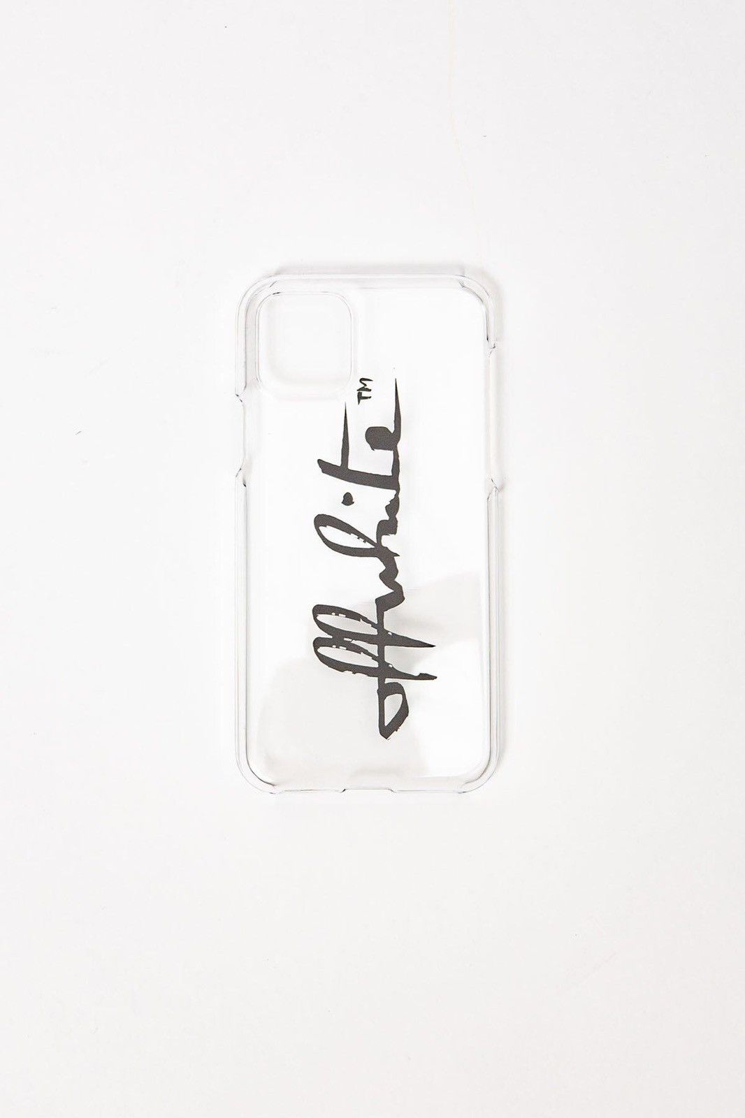 Off-White Transparent Logo iPhone 11 Pro Phone Case Size ONE SIZE - 1 Preview