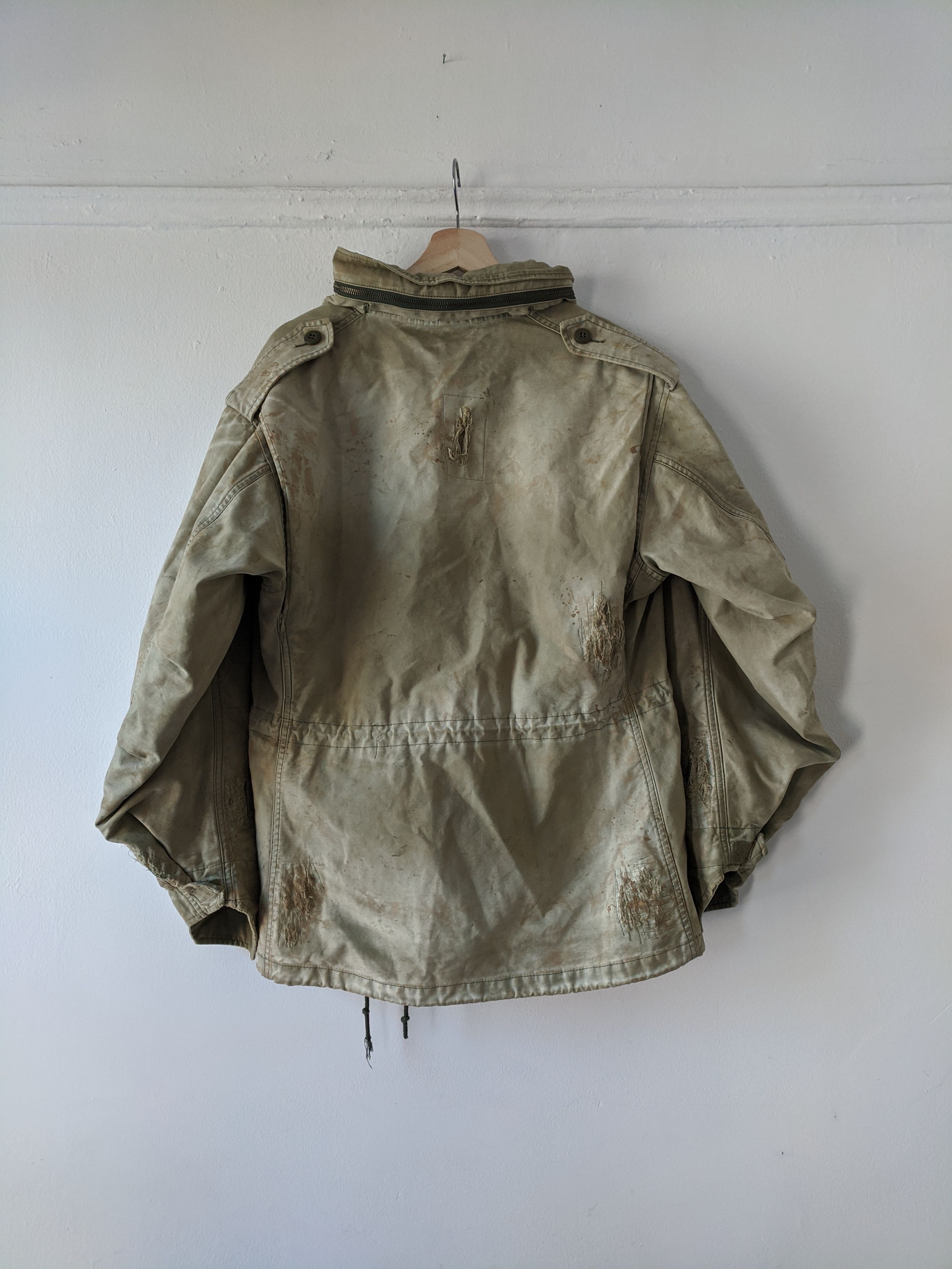 R13 2017 Remade Thrashed Japanese Military Jacket Size US S / EU 44-46 / 1 - 5 Thumbnail