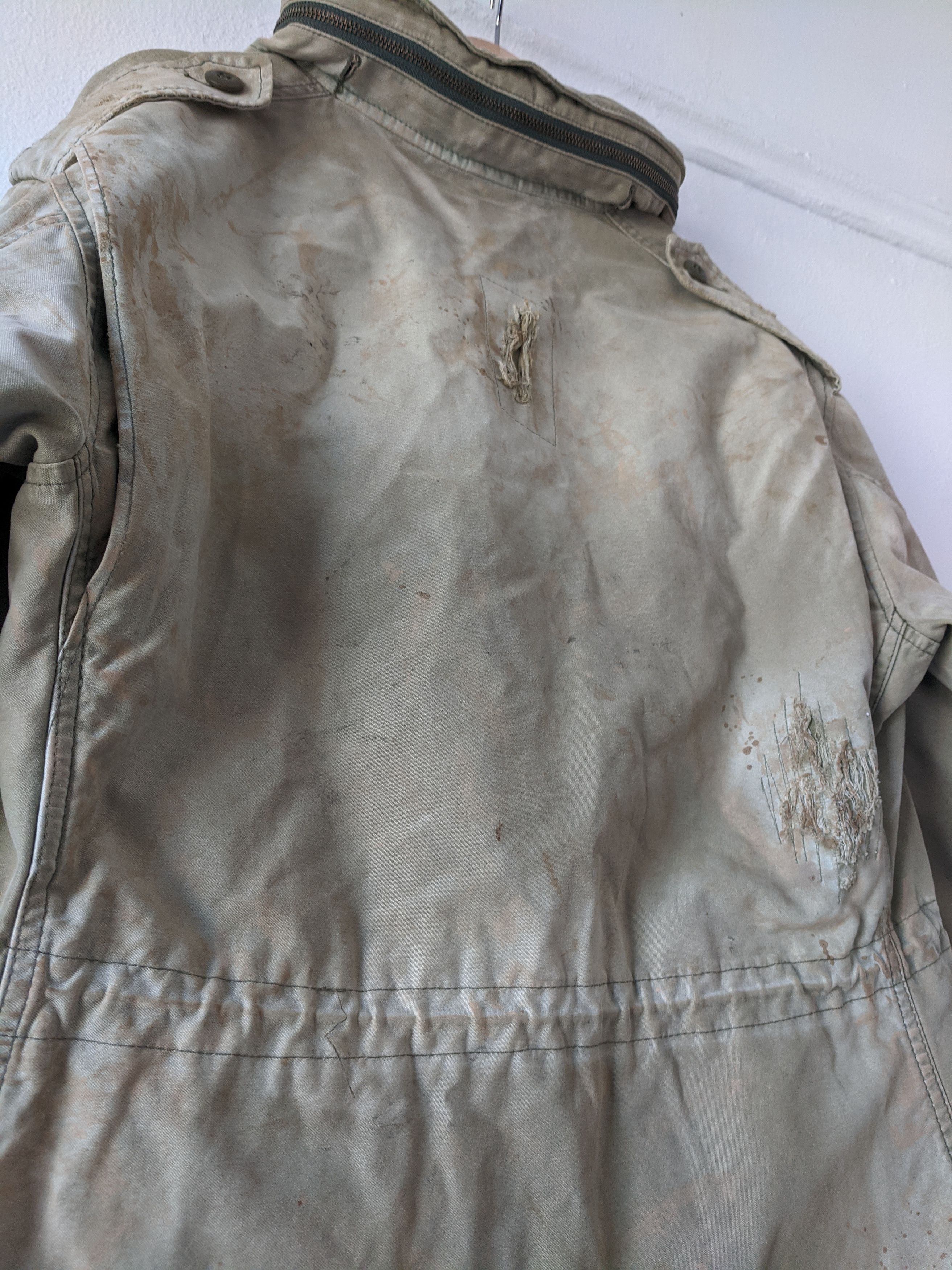 R13 2017 Remade Thrashed Japanese Military Jacket Size US S / EU 44-46 / 1 - 6 Thumbnail