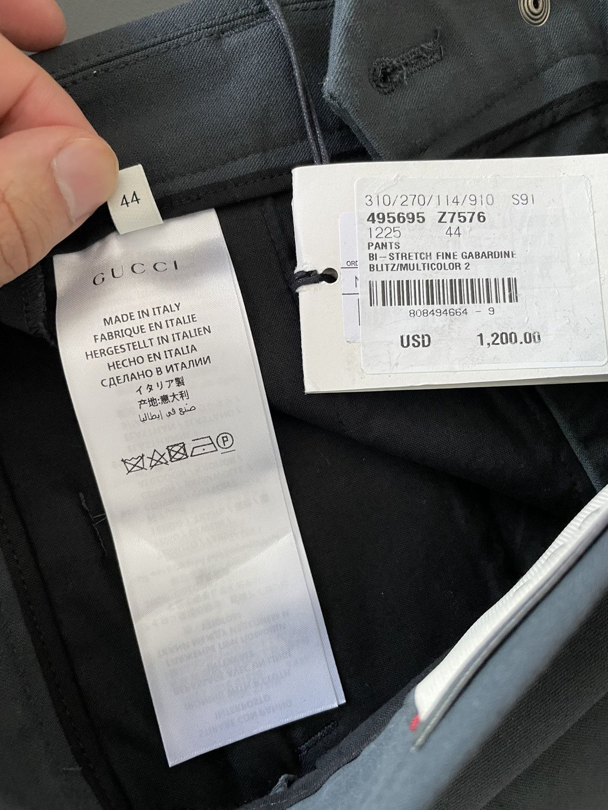 Gucci $1,400 NEW Runway Gucci Logo Stretch Pants Limited Edition Size US 28 / EU 44 - 22 Thumbnail