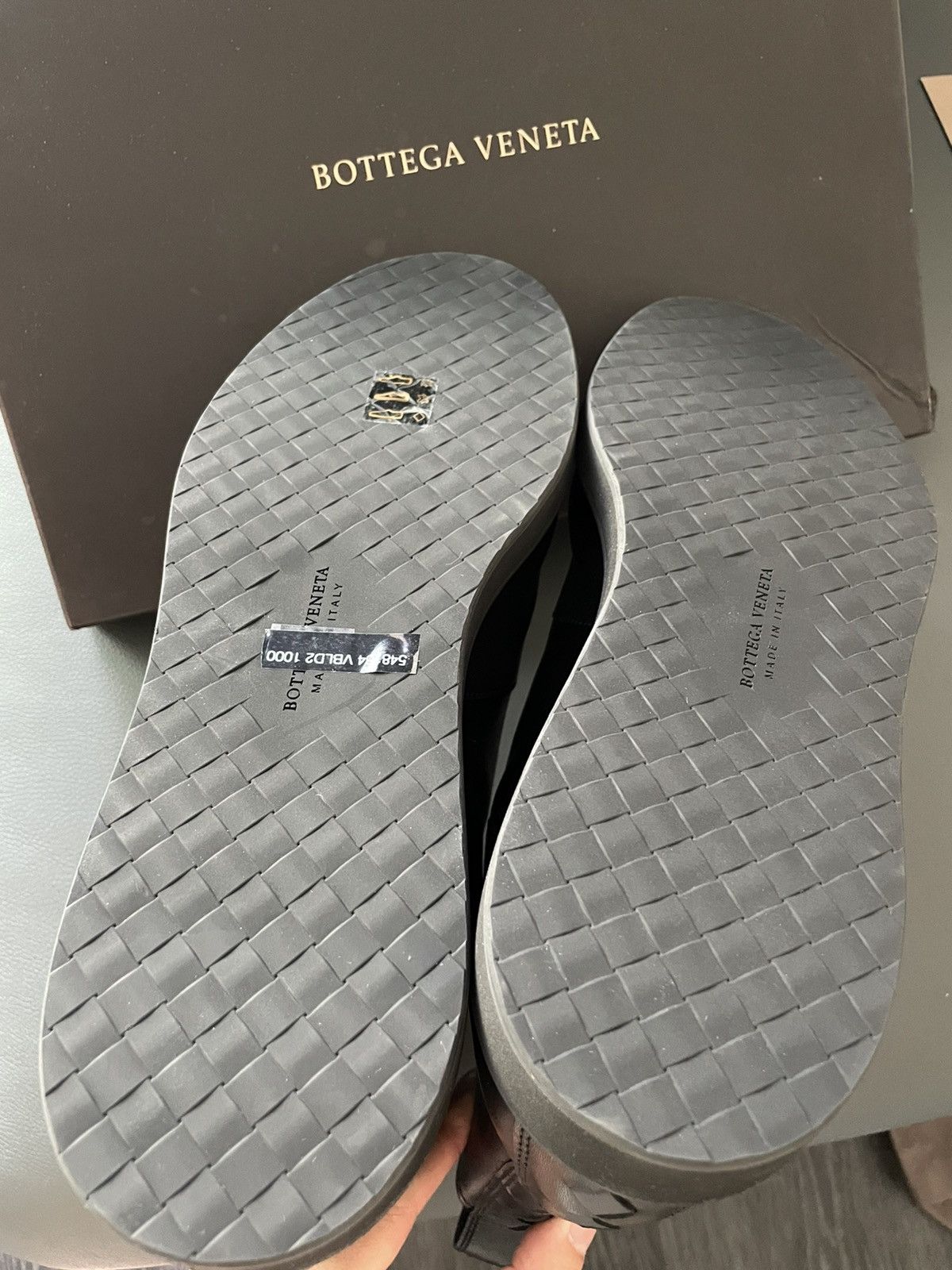 Bottega Veneta $1,550 Sold Out Runway Woven Leather Boots Limited Edition Size US 11 / EU 44 - 15 Thumbnail