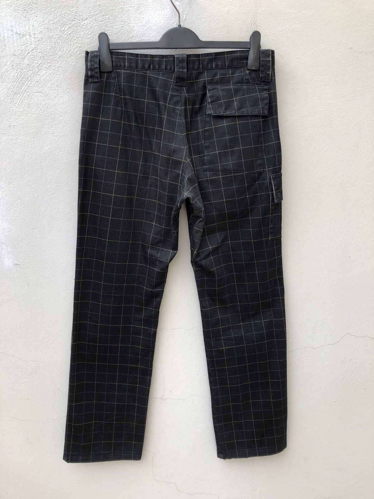 Mademoiselle Non Non Hiromichi Nakano Japan Multi Color Checkered Cargo Trouser Size US 31 - 7 Thumbnail