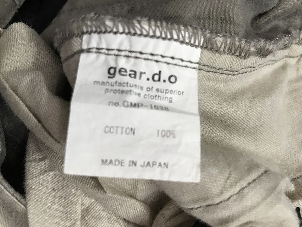 Vintage Japanese Made GEAR.D.O Protective Clothing Thick Cargo Size US 34 / EU 50 - 18 Thumbnail