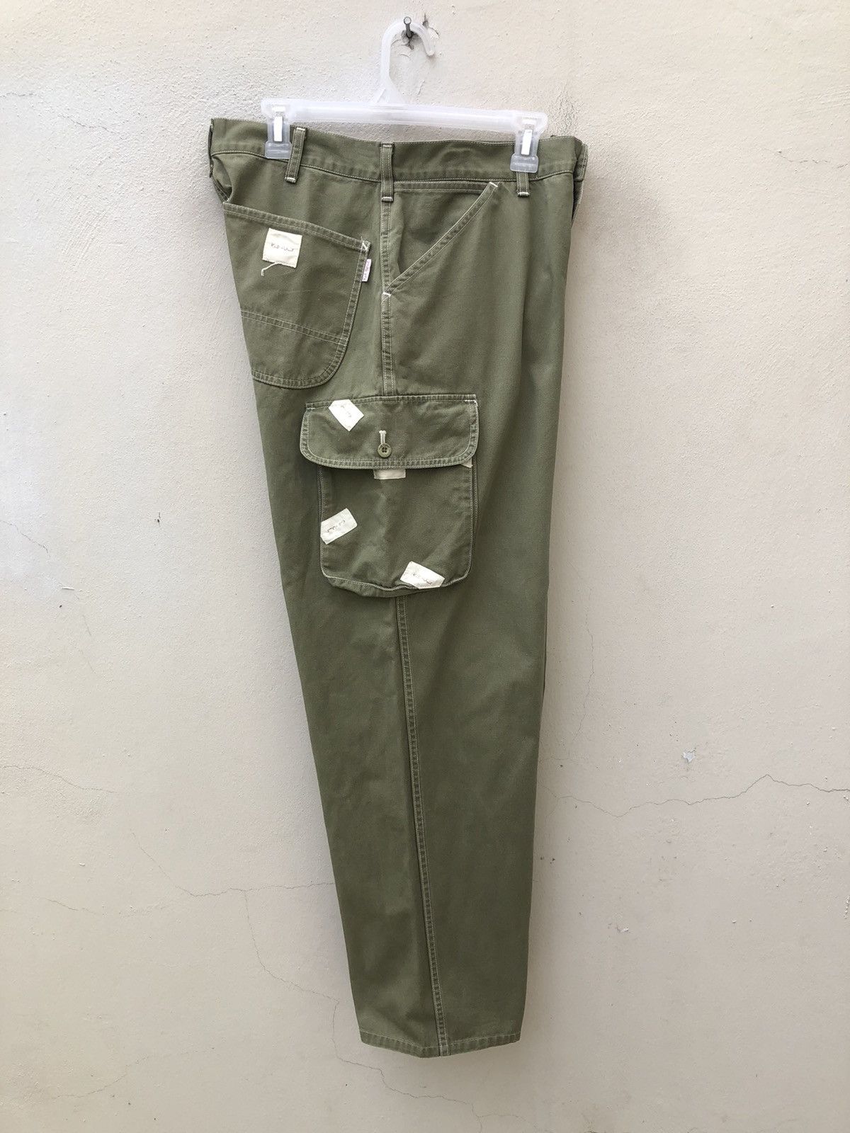 Karl Helmut Vintage 90s Karl Helmut Japan Patches Cargo Trouser Pant Size US 31 - 22 Thumbnail