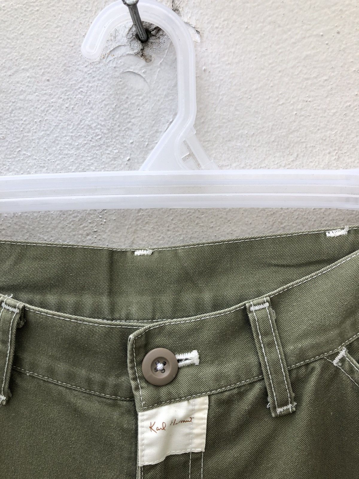 Karl Helmut Vintage 90s Karl Helmut Japan Patches Cargo Trouser Pant Size US 31 - 7 Thumbnail