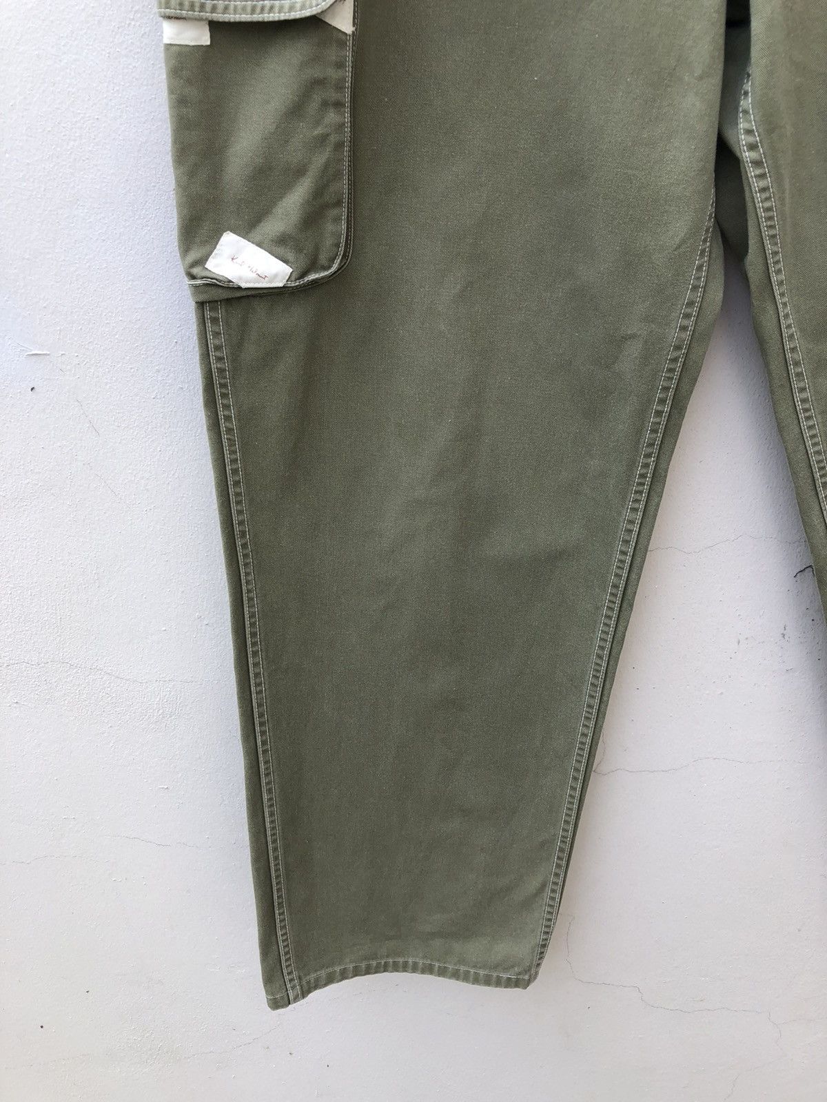 Karl Helmut Vintage 90s Karl Helmut Japan Patches Cargo Trouser Pant Size US 31 - 9 Thumbnail