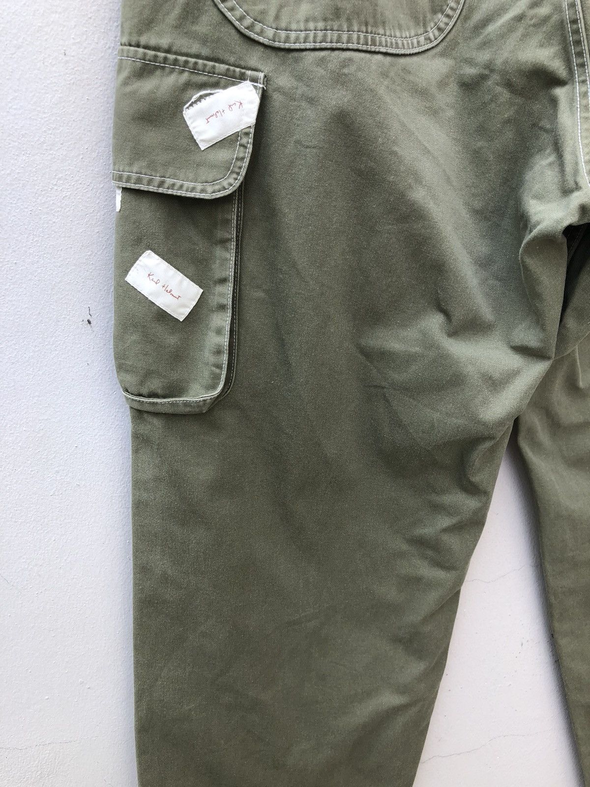 Karl Helmut Vintage 90s Karl Helmut Japan Patches Cargo Trouser Pant Size US 31 - 16 Thumbnail
