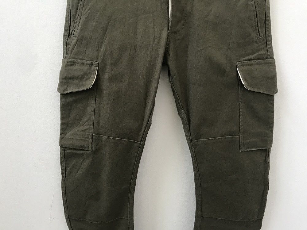 Vintage VADEL Japan Adjustable Curved Leg Cargo Trouser Pant Size US 29 - 3 Thumbnail