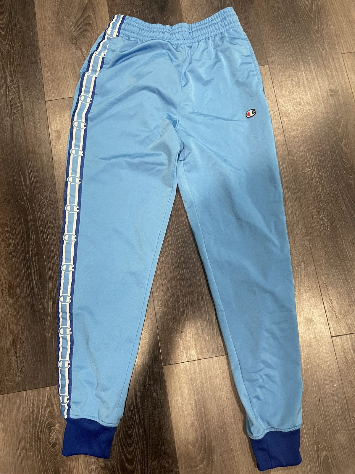 Champion Champion Baby Blue Track Pants Grailed