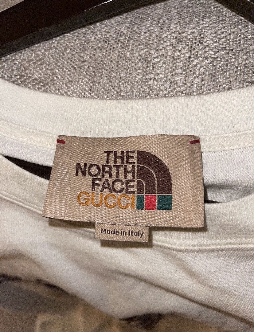 Gucci The North Face x Gucci Cotton T-shirt Size US M / EU 48-50 / 2 - 3 Thumbnail