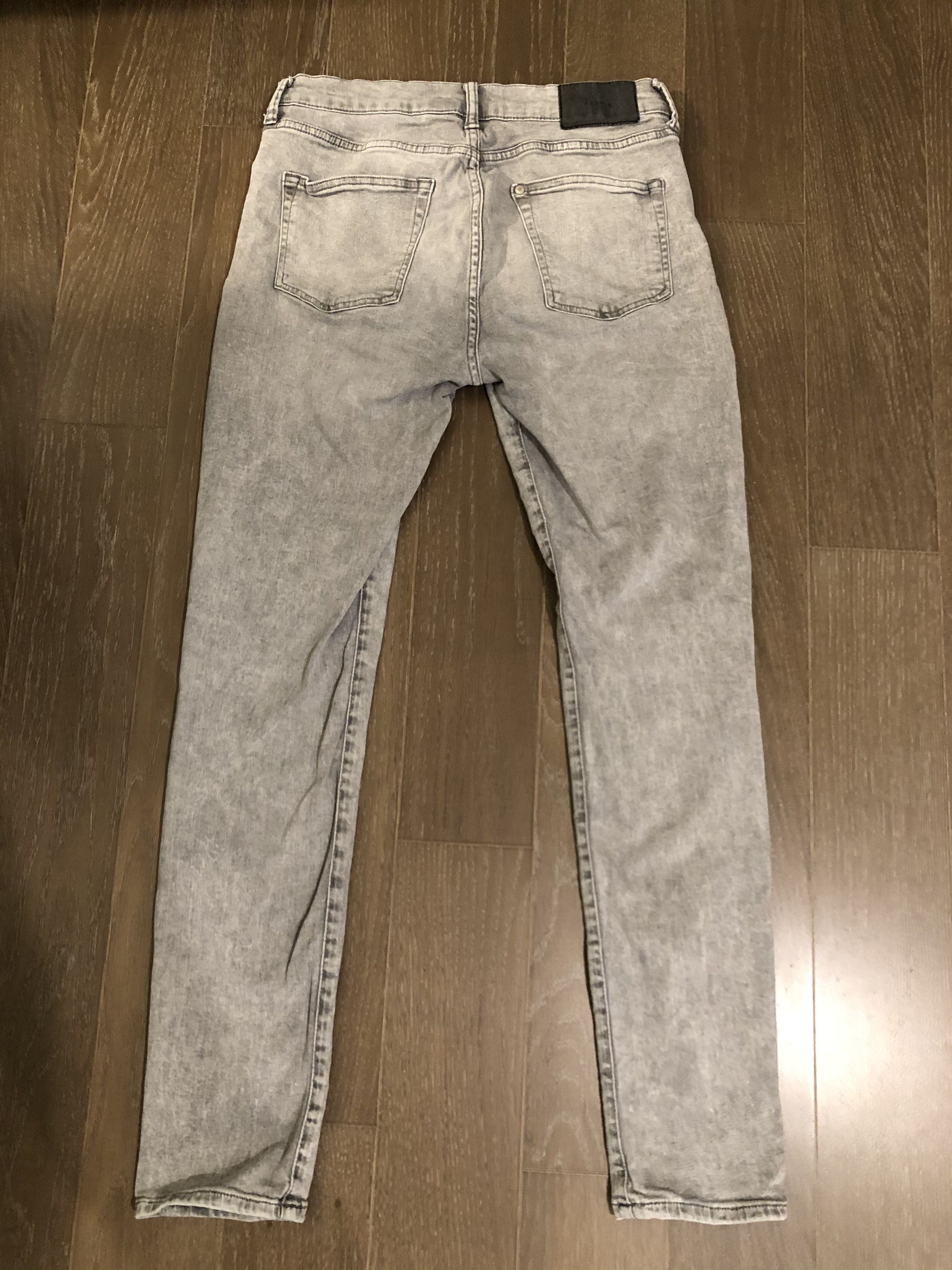 H&M H&M Gray Denim Jeans Size US 33 - 2 Thumbnail
