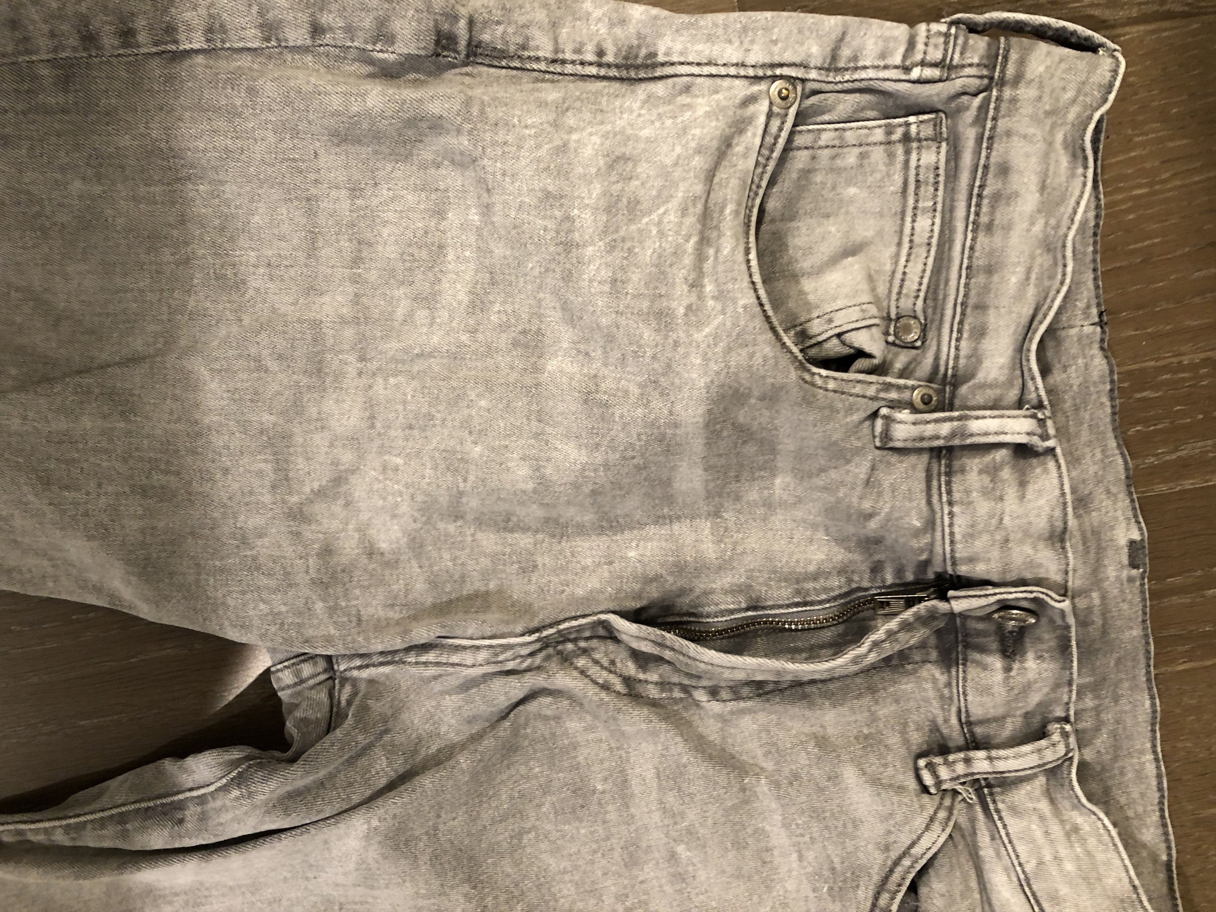 H&M H&M Gray Denim Jeans Size US 33 - 4 Thumbnail