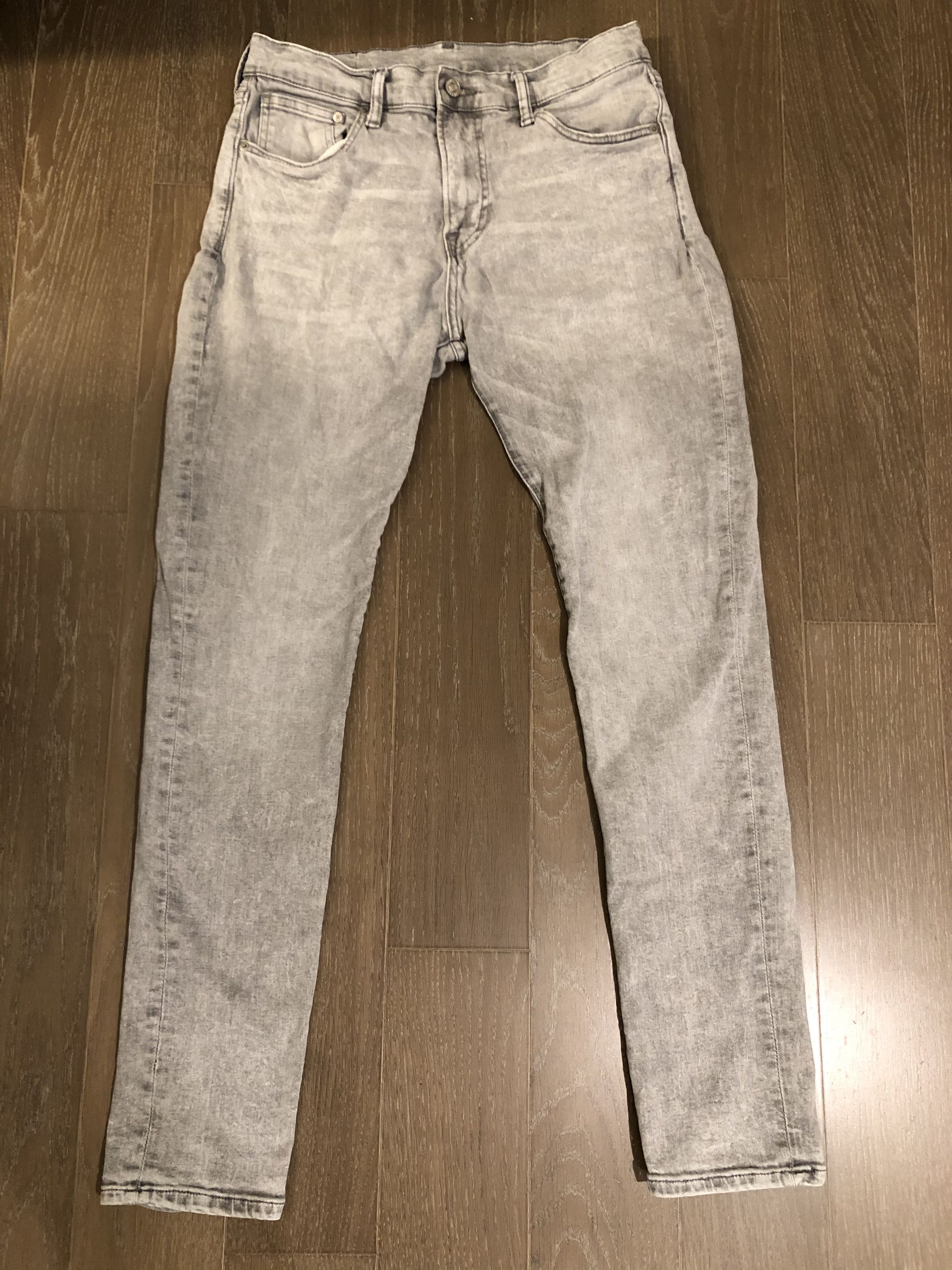 H&M H&M Gray Denim Jeans Size US 33 - 1 Thumbnail