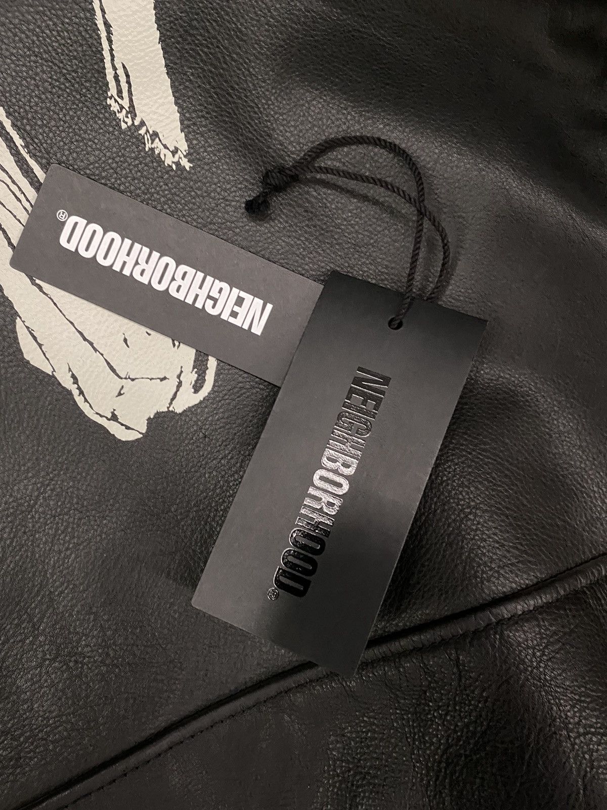 Vlone Vlone x neighborhood leather bones jacket Size US L / EU 52-54 / 3 - 7 Thumbnail