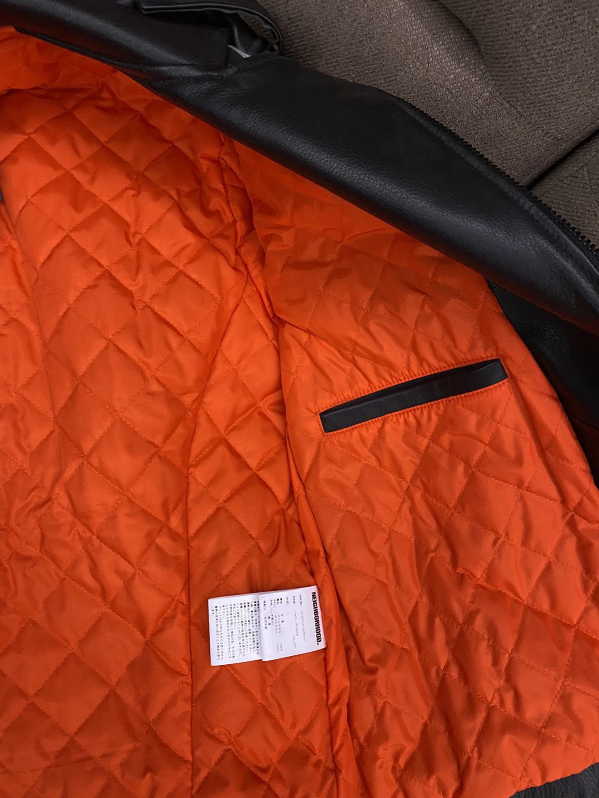 Vlone Vlone x neighborhood leather bones jacket Size US L / EU 52-54 / 3 - 5 Thumbnail