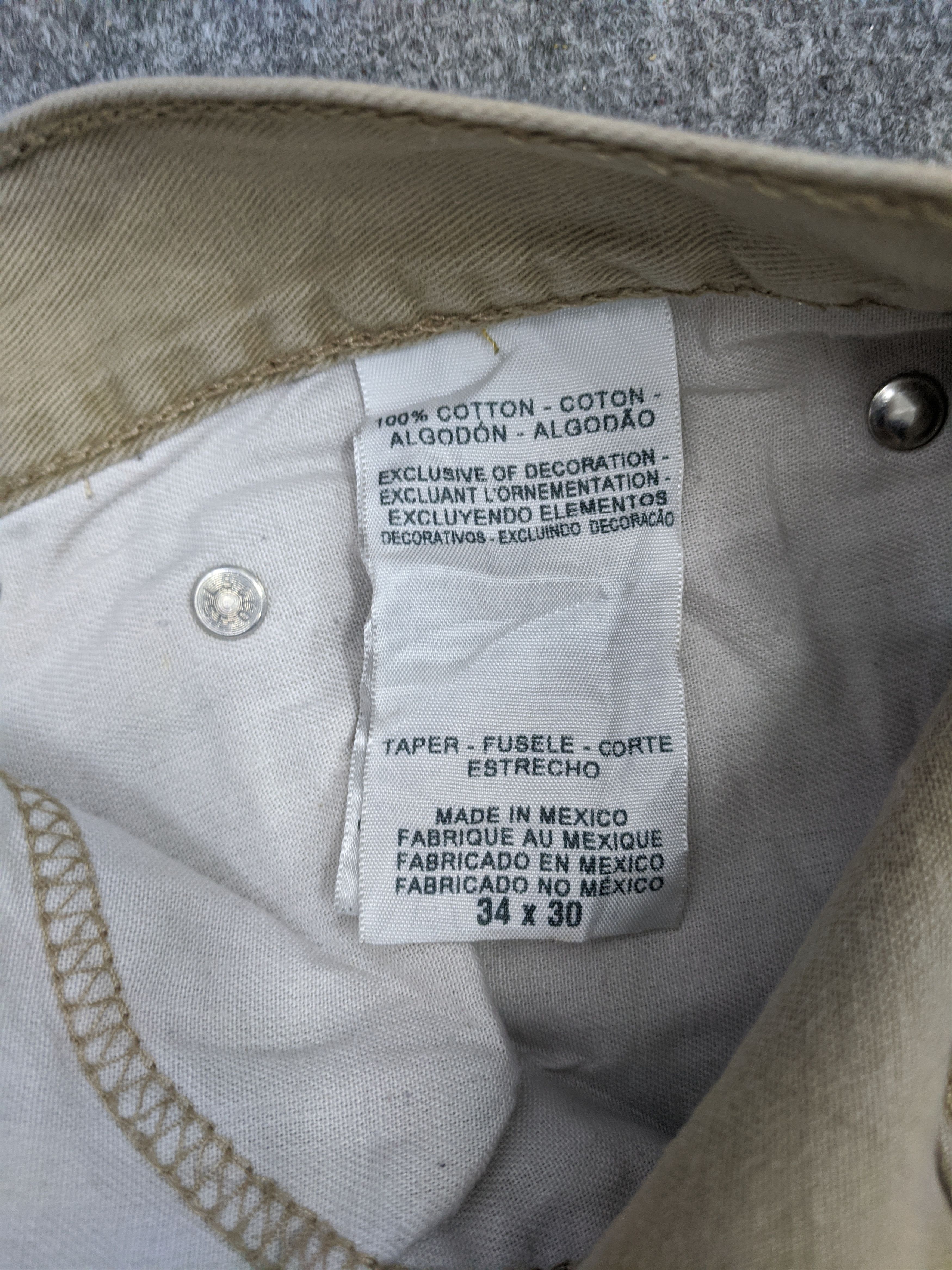 Levi's Vintage Levis Taper Fit Jeans DP0767 Size US 35 - 6 Thumbnail