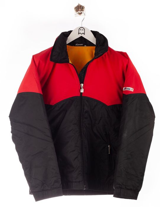 K Way Vintage K-Way 90s Transition Jacket Plain Look Red/Black | Grailed