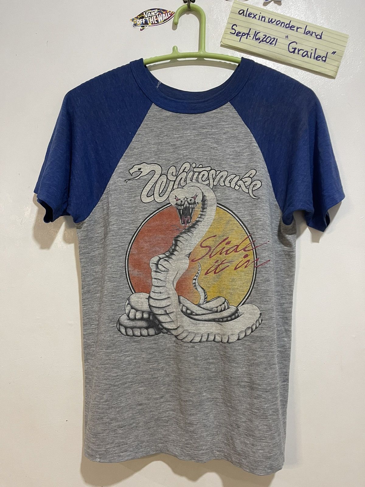 whitesnake band shirt 1984