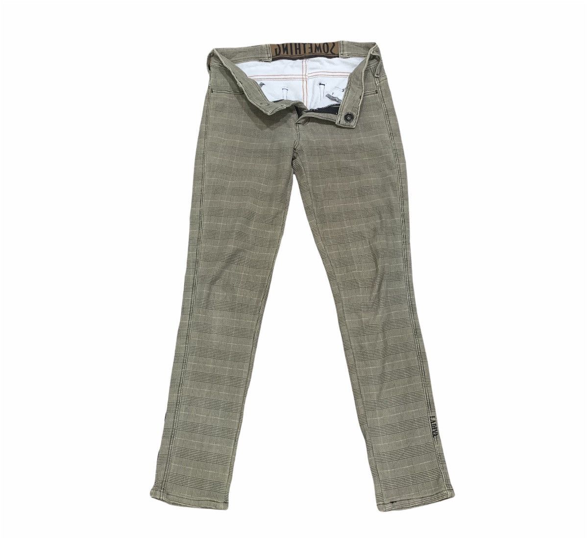 Edwin × Japanese Brand EDWIN SOMETHING Glenn Plaid Denim Jeans Slimfit Jogger Pants Size US 29 - 3 Thumbnail