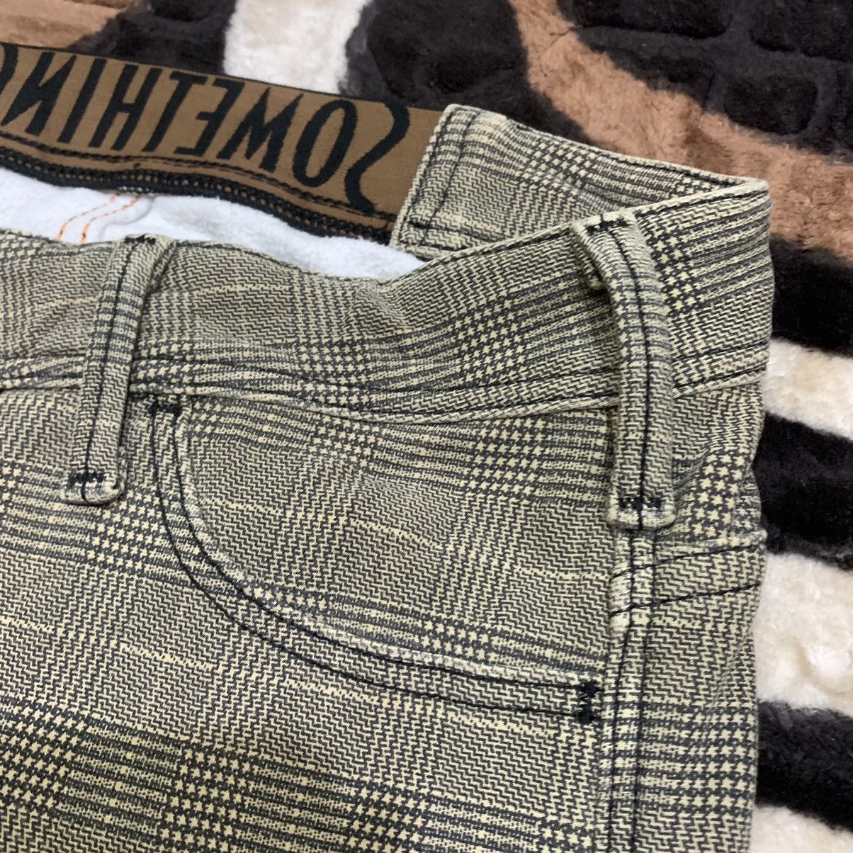 Edwin × Japanese Brand EDWIN SOMETHING Glenn Plaid Denim Jeans Slimfit Jogger Pants Size US 29 - 8 Thumbnail