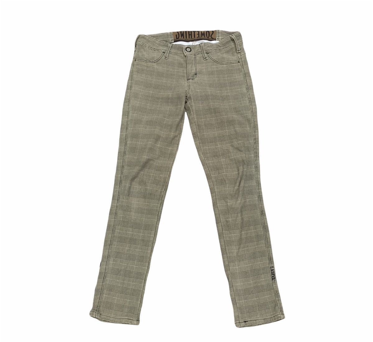 Edwin × Japanese Brand EDWIN SOMETHING Glenn Plaid Denim Jeans Slimfit Jogger Pants Size US 29 - 1 Thumbnail
