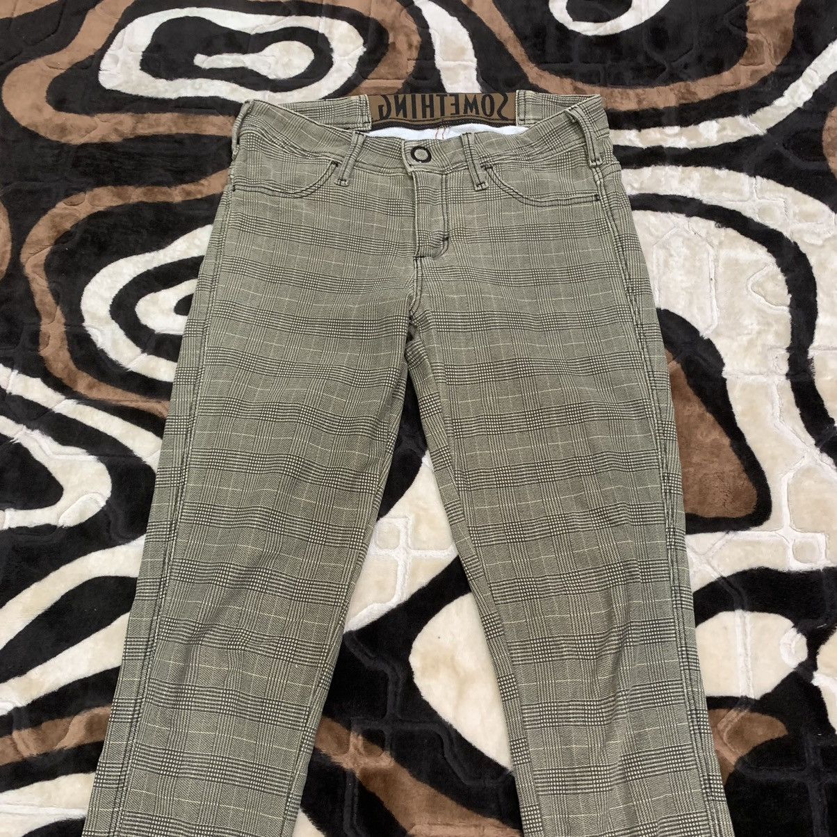 Edwin × Japanese Brand EDWIN SOMETHING Glenn Plaid Denim Jeans Slimfit Jogger Pants Size US 29 - 4 Thumbnail