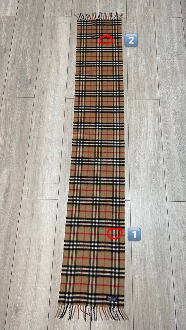 Burberry × Vintage Nova Check Scarf Size ONE SIZE - 4 Thumbnail