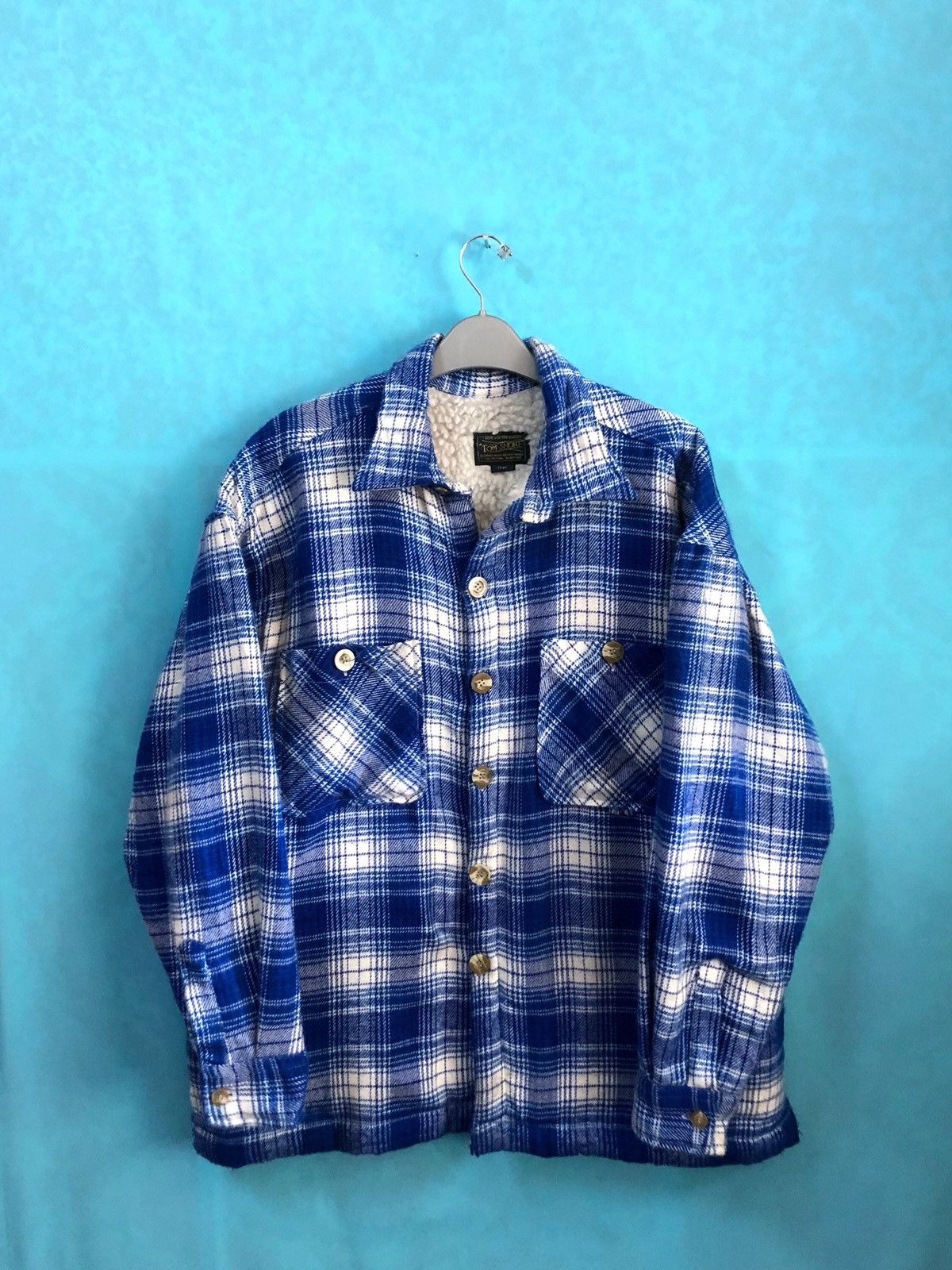 Japanese Brand Tom Short shadow plaid #1016 Size US L / EU 52-54 / 3 - 1 Thumbnail