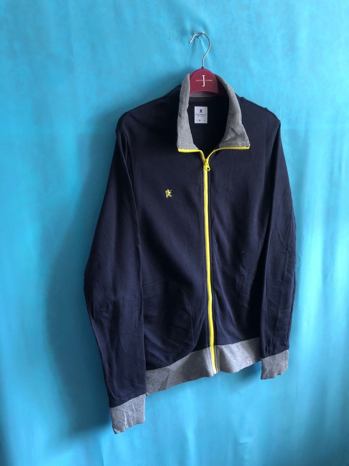R.Newbold 1990s zipper britain cool ringer #1401 Size US M / EU 48-50 / 2 - 2 Thumbnail