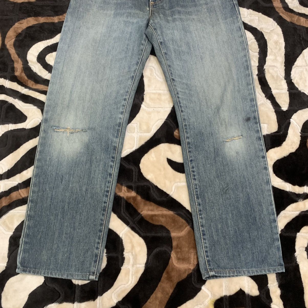Edwin × Japanese Brand EDWIN 403 Vintage 90s Rugged Stonewash Distressed Denim Jean Size US 32 / EU 48 - 5 Thumbnail