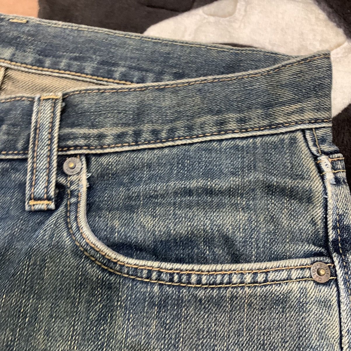 Edwin × Japanese Brand EDWIN 403 Vintage 90s Rugged Stonewash Distressed Denim Jean Size US 32 / EU 48 - 8 Thumbnail