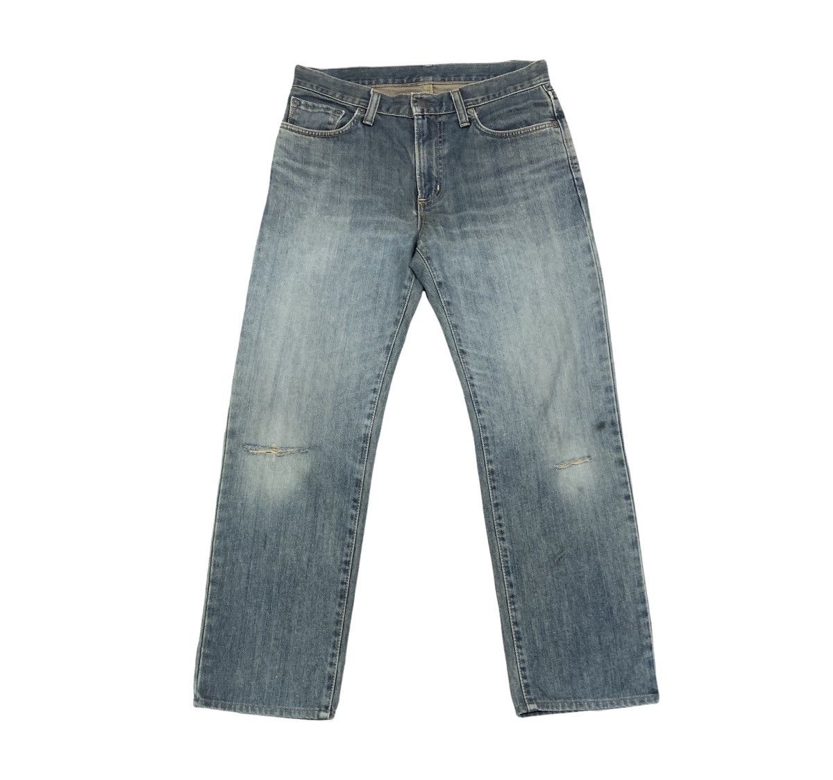 Edwin × Japanese Brand EDWIN 403 Vintage 90s Rugged Stonewash Distressed Denim Jean Size US 32 / EU 48 - 1 Thumbnail