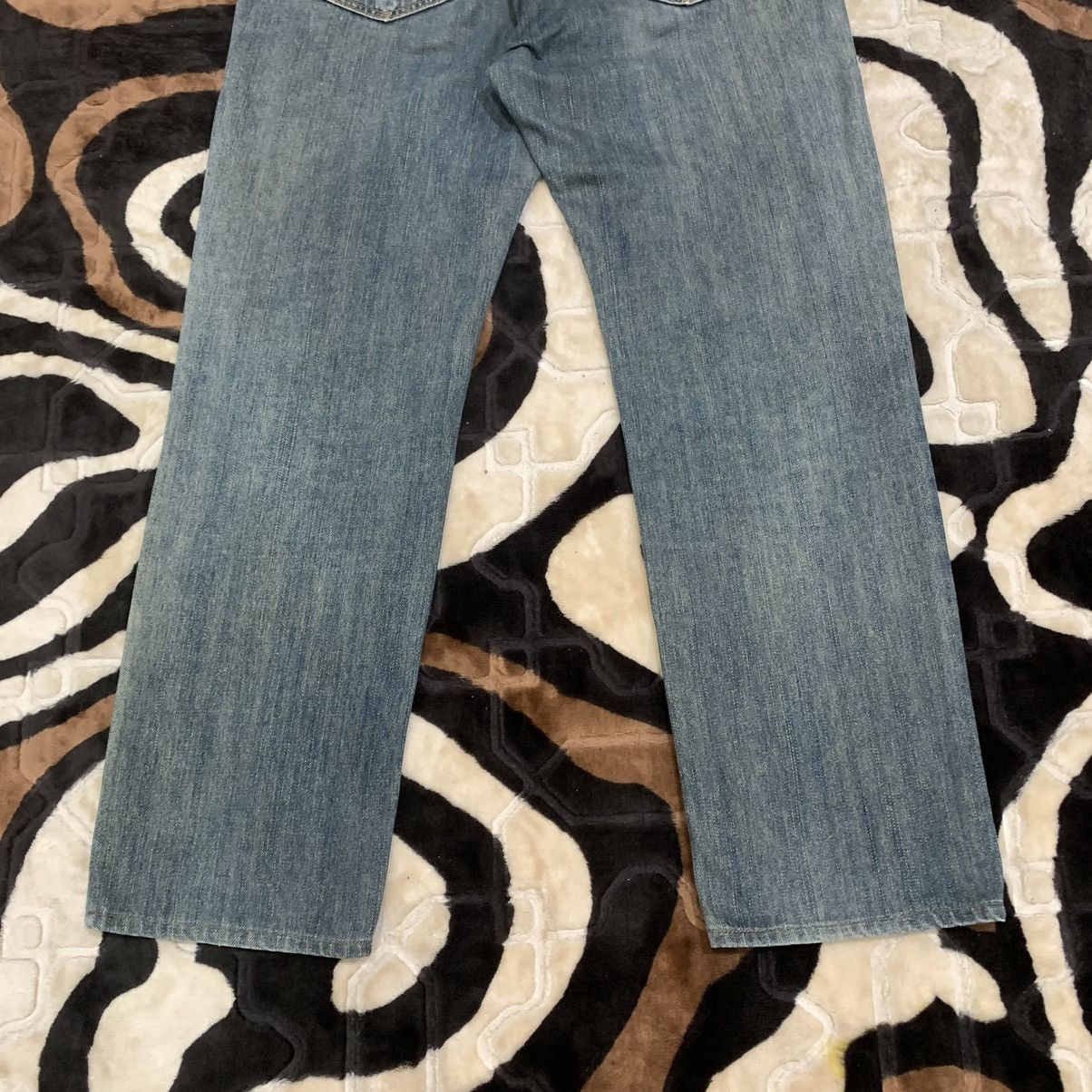 Edwin × Japanese Brand EDWIN 403 Vintage 90s Rugged Stonewash Distressed Denim Jean Size US 32 / EU 48 - 11 Thumbnail
